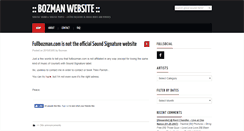 Desktop Screenshot of fullbozman.com