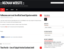 Tablet Screenshot of fullbozman.com